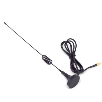 

10pcs/lot ADS-B 1090Mhz Antenna 3.5db Gain MCX Male Connector Aerial Magnetic Base RG174 1M Free shipping