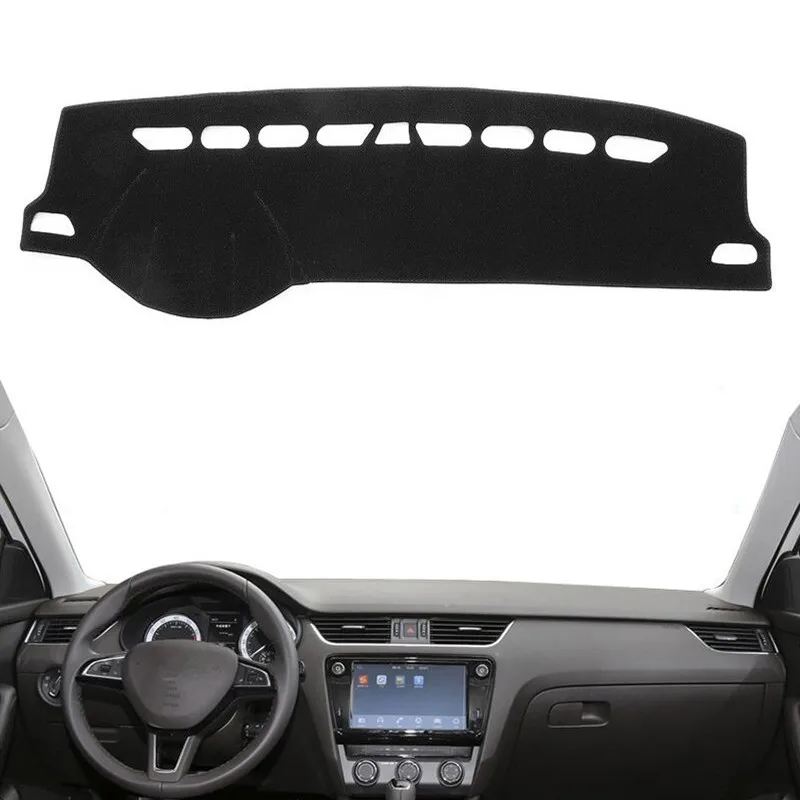 

Car Dashboard Cover Mat Pad Dashmat Sun Shade Instrument Carpet Accessories For Skoda Octavia A7 2013 2014 2015 2016 2017 2018