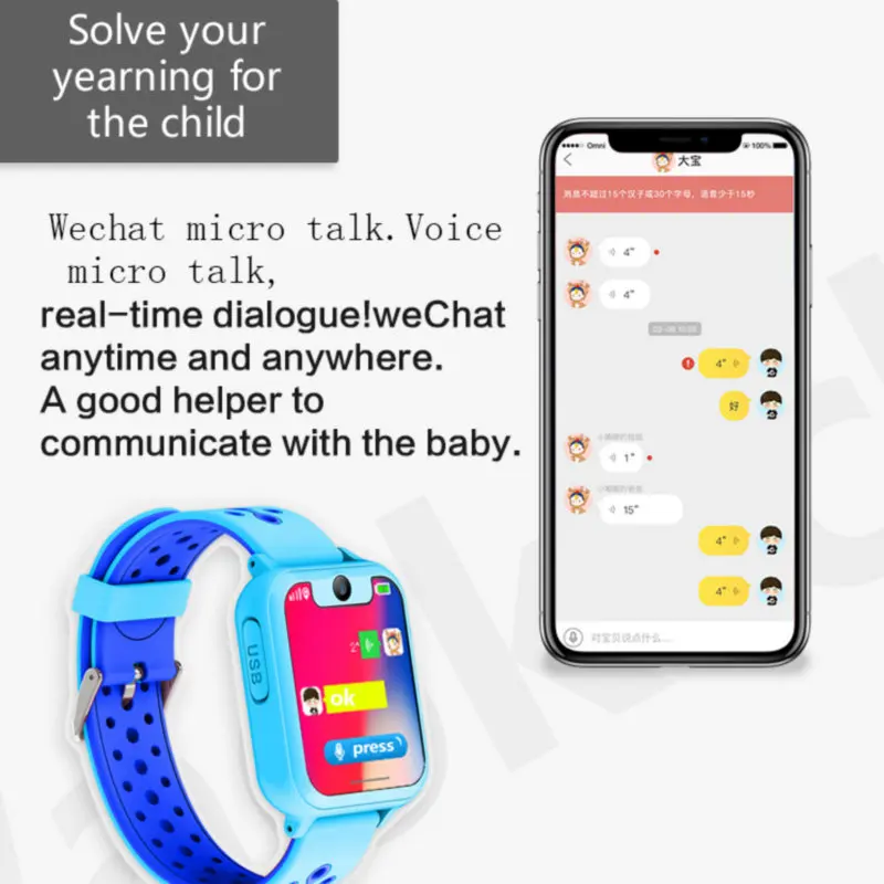 Детские Мультяшные умные часы, Детские умные часы для детей, SOS Вызов, устройство поиска местоположения, камера, локатор, трекер, анти-потеря, монитор