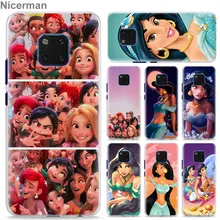 Капа Аладдин Принцесса Жасмин чехол для телефона для huawei mate 10 20 Lite 20 Pro P30 Pro P30 P20 Lite P Smart Plus чехол Coque