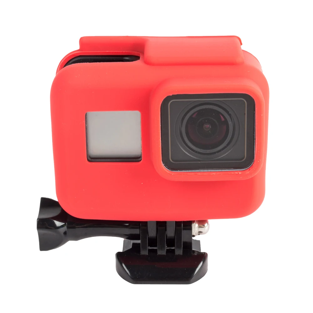 Цветной мягкий силиконовый защитный чехол для GoPro Hero 7 6 5, Черная Спортивная рамка для камеры Go Pro 7 6 5, аксессуары для камеры