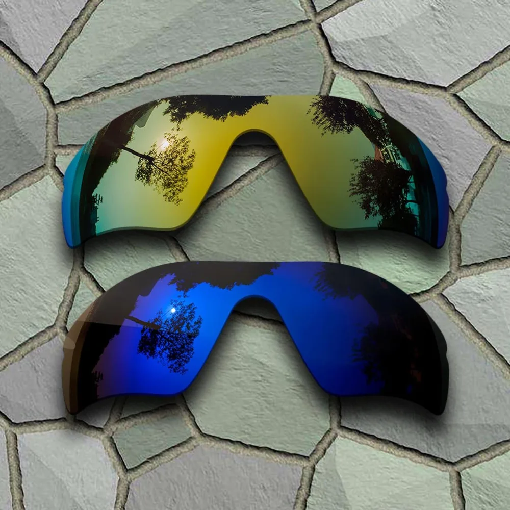 

Yellow Golden&Violet Blue Sunglasses Polarized Replacement Lenses for Oakley Radar Path