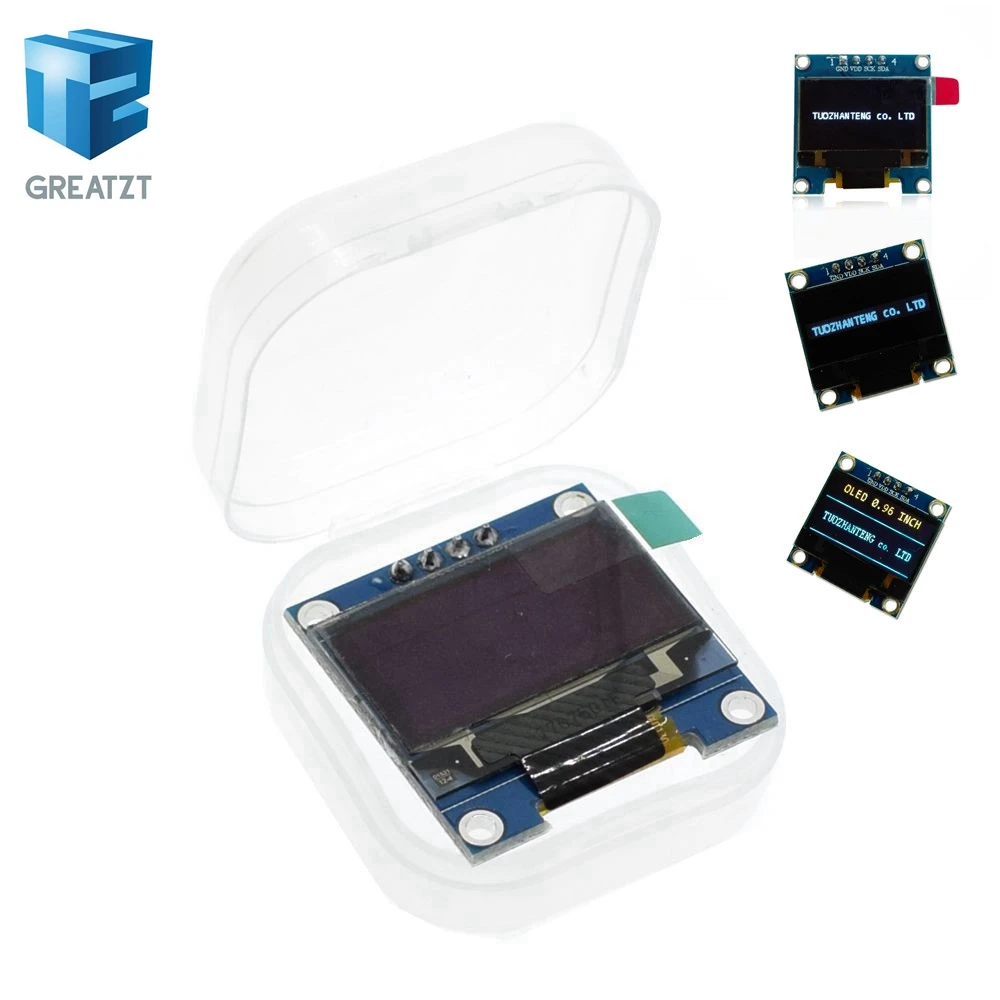 

1pcs White Blue and Yellow Blue color 0.96 inch 128X64 OLED Display Module For GREATZT 0.96 IIC SPI Communicate