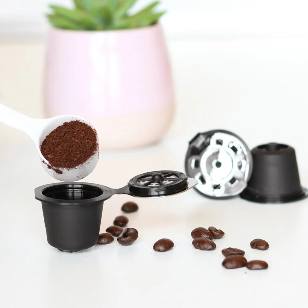 1Pc Coffee Filter Baskets Capsules Reusable Refillable Coffee Capsules Filter coffee capsule Mini Cup For Nespresso Machines 1Pc Coffee Filter Baskets Capsules Reusable Refillable Coffee Capsules Filter coffee capsule Mini Cup For Nespresso Machines