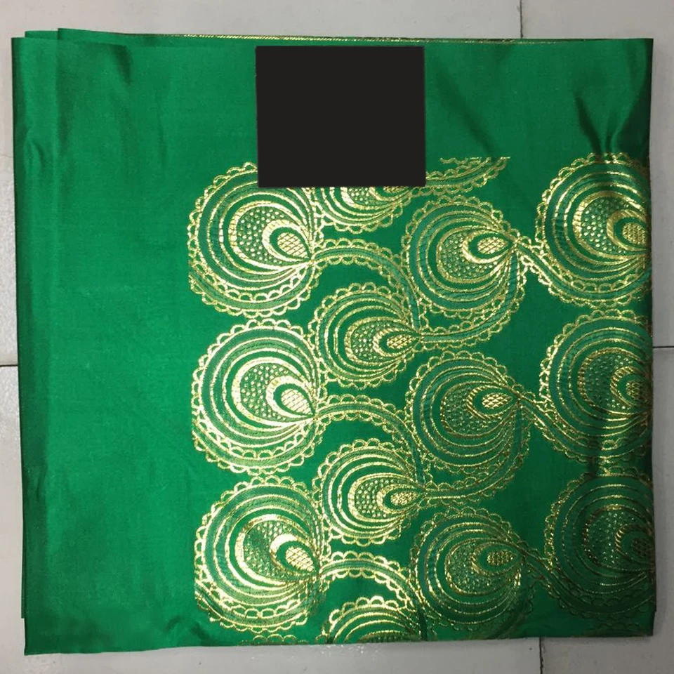 

2018 New African Gele Headtie,Nigeria Head Gear Gele Head Tie fabric In Green LXLX-6-2