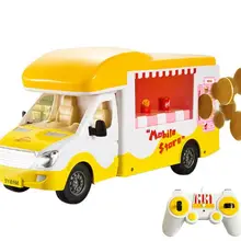 2,4 ГГц пульт дистанционного управления пищевой грузовик, rc мобильный магазин автомобиля