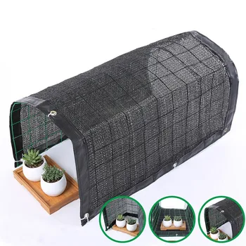 

1 set Black sunshade net garden sun shade netting for succulent plants flower Awning Mesh Breathable awning net bonsai tool