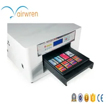 Digital uv flatbed printer a3 size inkjet printing machine with free card tray
