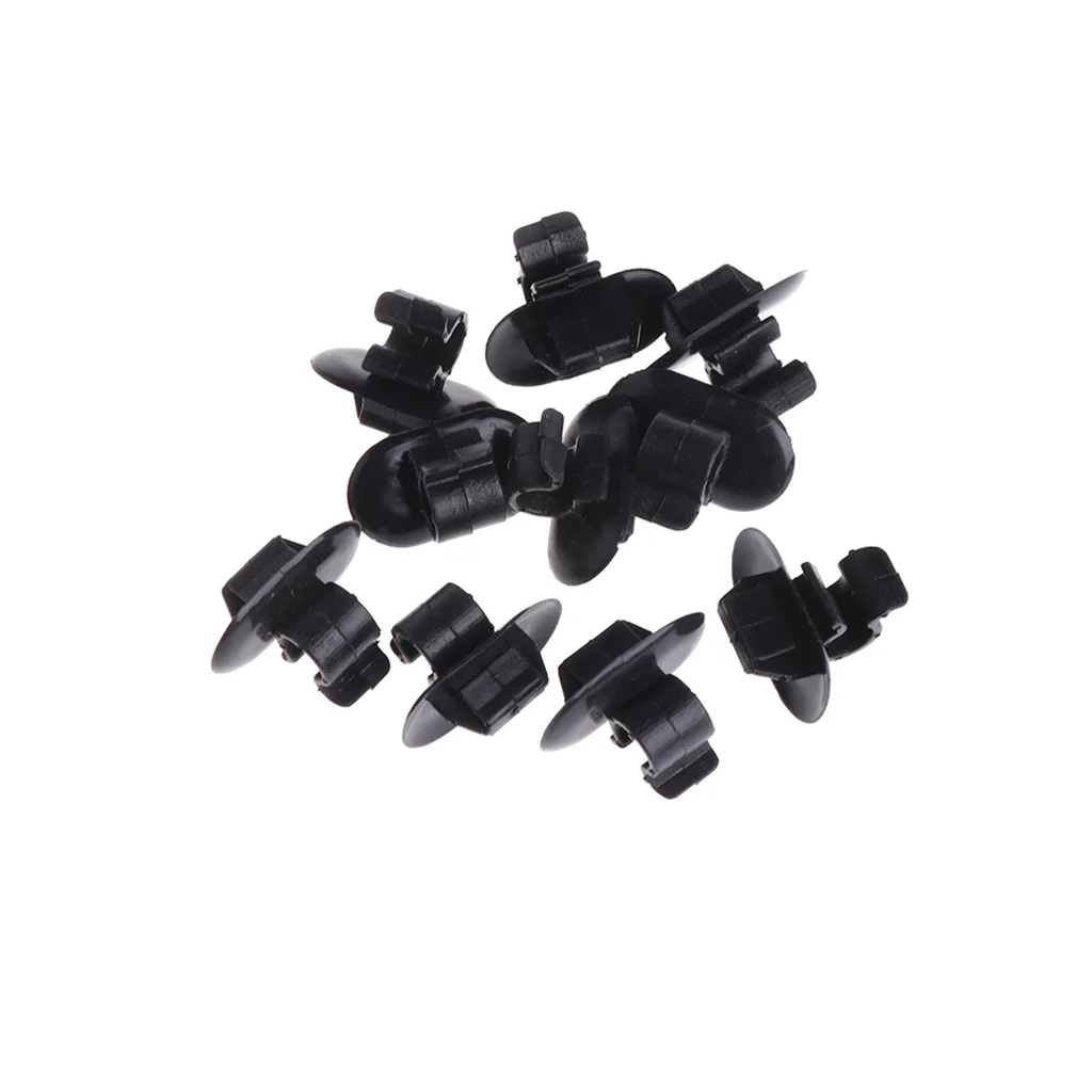 

QILEJVS 10x Bonnet Stay Clip Plastic Fastener Holder For Citroen Peugeot Vauxhall Vivaro