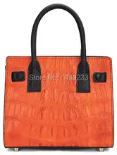 100% Genuine Crocodile Skin Leather Women Handbag, Shoulder, Tote Bag Alligator skin Leather +Free Shipping