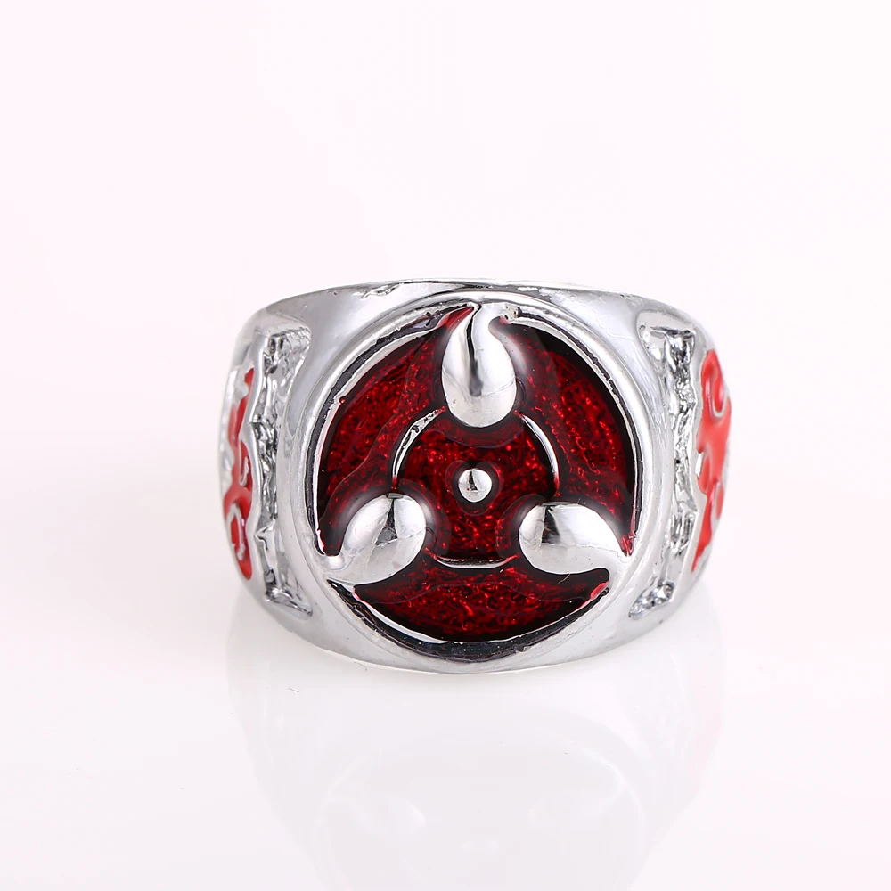 

Personality Naruto Red Color Finger-rings Skeleton Rings Best Gift For Men Jewelry Ornament 9 Size