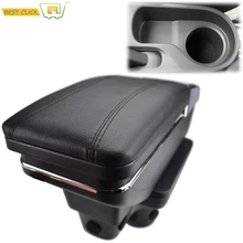 Reposabrazos de la caja de almacenamiento del coche para Hyundai Solaris 2/Accent/Verna 2017 2018 Centro consola reposabrazos giratorios