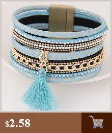 LEMOER дизайнерский эмалированный цветок драгоценный камень магнитные кожаные браслеты и браслеты wrap браслет bileklik ювелирные изделия для женщин браслеты подарок