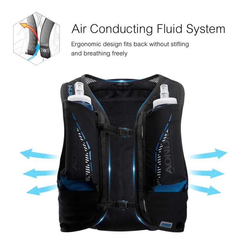 AONIJIE 18L Outdoor Lightweight Hydration Backpack Rucksack Bag Vest for 2L Water Bladder Hiking Camping Running Marathon Race AONIJIE 18L Outdoor Lightweight Hydration Backpack Rucksack Bag Vest for 2L Water Bladder Hiking Camping Running Marathon Race