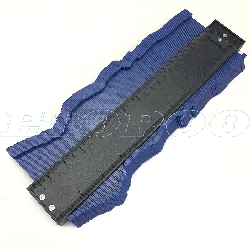 5" self lock Contour Gauge 10" Copy Gauge Ruler Metric Inch Marking Gauge Shape Duplicator Tiling Laminate Tiles Measuring Tool