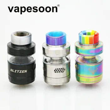

Vapesoon Blitzen RTA Atomizer 24mm Diameter 2ml 5ml Capacity Single & Dual Coils Fit e-Cigarette 510 Thread Box Mod 1pcs