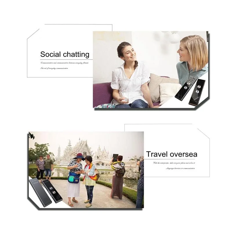 

New Intelligent Translator 30 Languages Instant Voice Pocket Device Travel Translation Tool