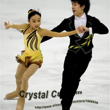 Горячие продаж фигурное катание платье Горячая бренд катание Платье для конкурса индивидуальные DR3177