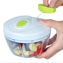 Best Quality And Safe Kitchen Spiral Slicer Food Chopper Dicer Meat Fruit Cutter Mixer Salad Crusher For Garlic, Ginger, Chili