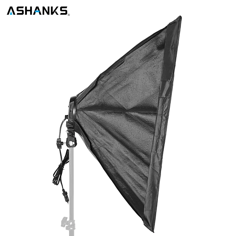 ASHANKS 50*70 см/19*27 ''софтбокс с 1 до 4 гнездами лампы головы аксессуары для освещения фото видео студия рассеиватель света софтбокс