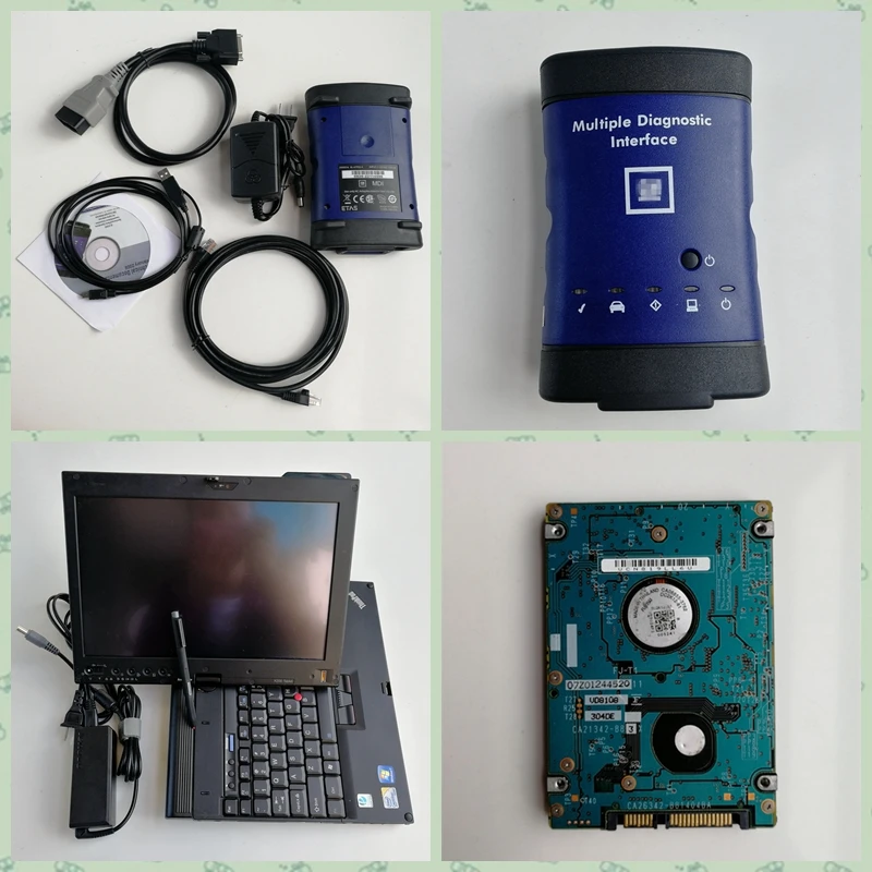 

Auto repair diagnosis tool G-M MDI Multiple Interface with wifi & software installed well on the used laptop computers x200t 4G