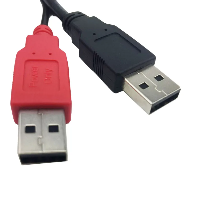 Hdmatters USB HDD жесткий диск USB кабель для передачи данных 2. 0 dual A Тип мужчина к Mini usb Y сплиттер кабель для 2," мобильный жесткий диск, MP3, MP4