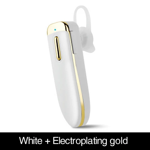 White and gold Беспроводная Bluetooth гарнитура Наушники V4.1 Bluetooth наушники с микрофоном наушники для телефона Fone De Ouvido - Цвет: White and gold