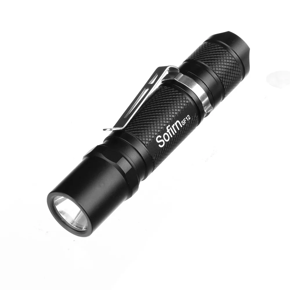 Sofirn SF12 Мини светодиодный вспышка светильник AA 14500 Cree XPG2 EDC Карманный светильник лампа Портативные Пальчиковый фонарик Водонепроницаемый фонарь с 5 режимами и 400lm