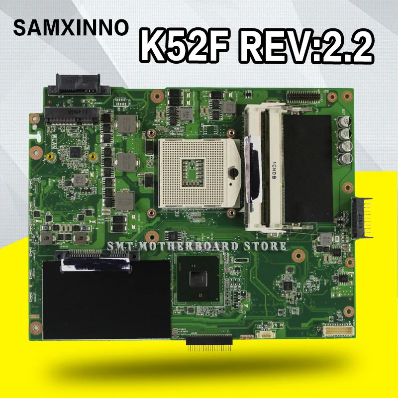  K52F Motherboard HM55-REV:2.2 RAM For ASUS X52F A52F K52J laptop Motherboard K52F Mainboard test 10