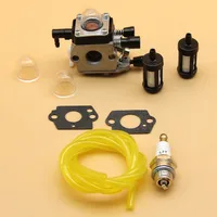 דלק פריימר bulb אטם פריימר קרבורטור Bulb 5mmx2.5mm קיט מסנן דלק צינור STIHL FS74 FS75 FS76 FS80 FS80R FS85 FS38 FS55 FC55 FS45 FS46 (2)