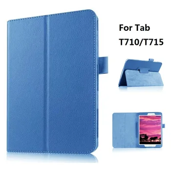 

2 Section Foldable Litchi Pattern Protective Case for Samsung Galaxy Tab S2 8.0 T710 T719 SM T715 T713 Cover