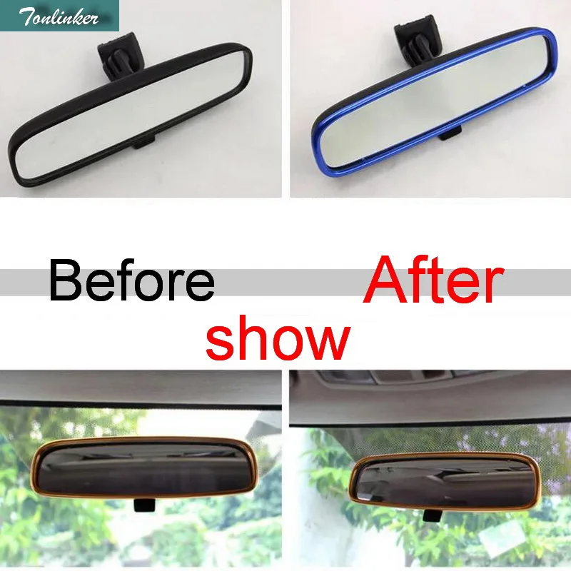 Tonlinker 1 шт. DIY новый алюминиевый четыре Стиль внутреннее зеркало светильник