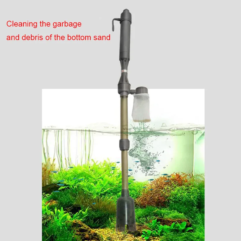 

Battery Operated Aquarium Water Pump Automatic Water Replacement Dirty Sucktion Plastic Portable Electric Syphon Pump