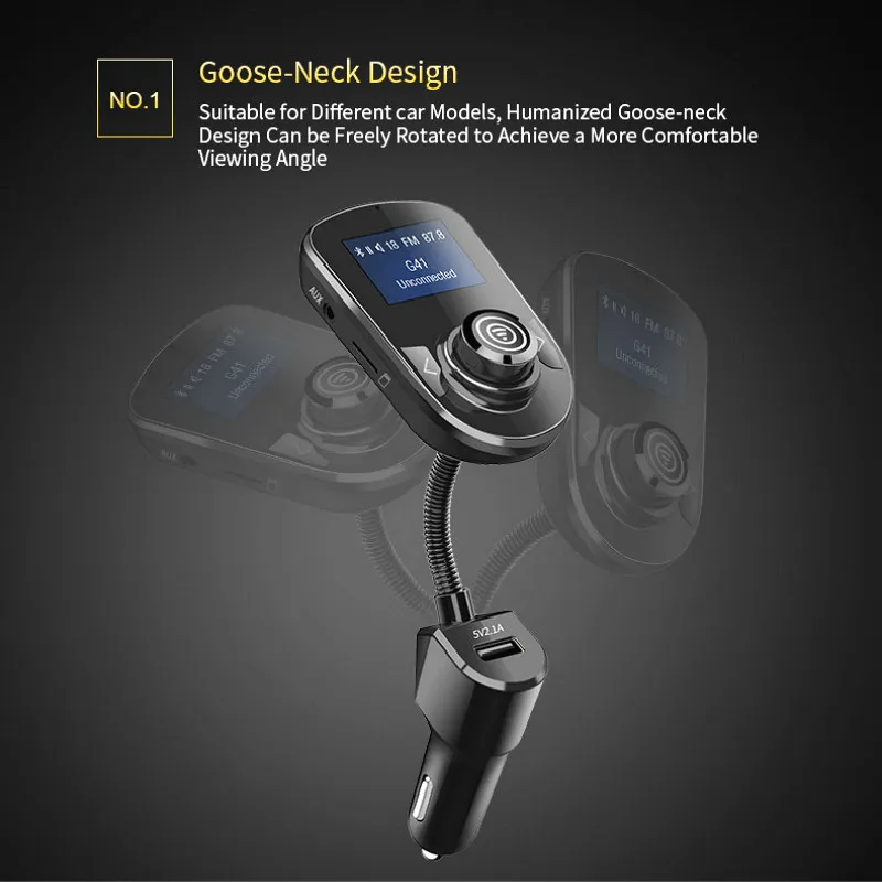 Bluetooth FM модулятор громкой связи стерео музыкальный mp3 плеер аудио прикуриватель