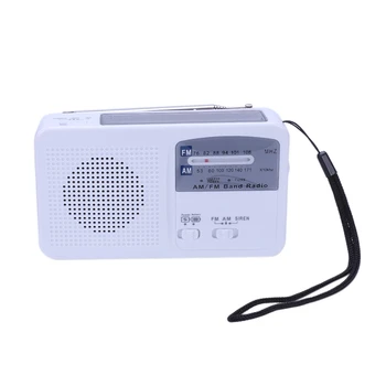

Hand Crank Dynamo Radio Led Flashlight Usb Cellphone Charger Am/Fm Channel Outdoor Radio Portable Charging