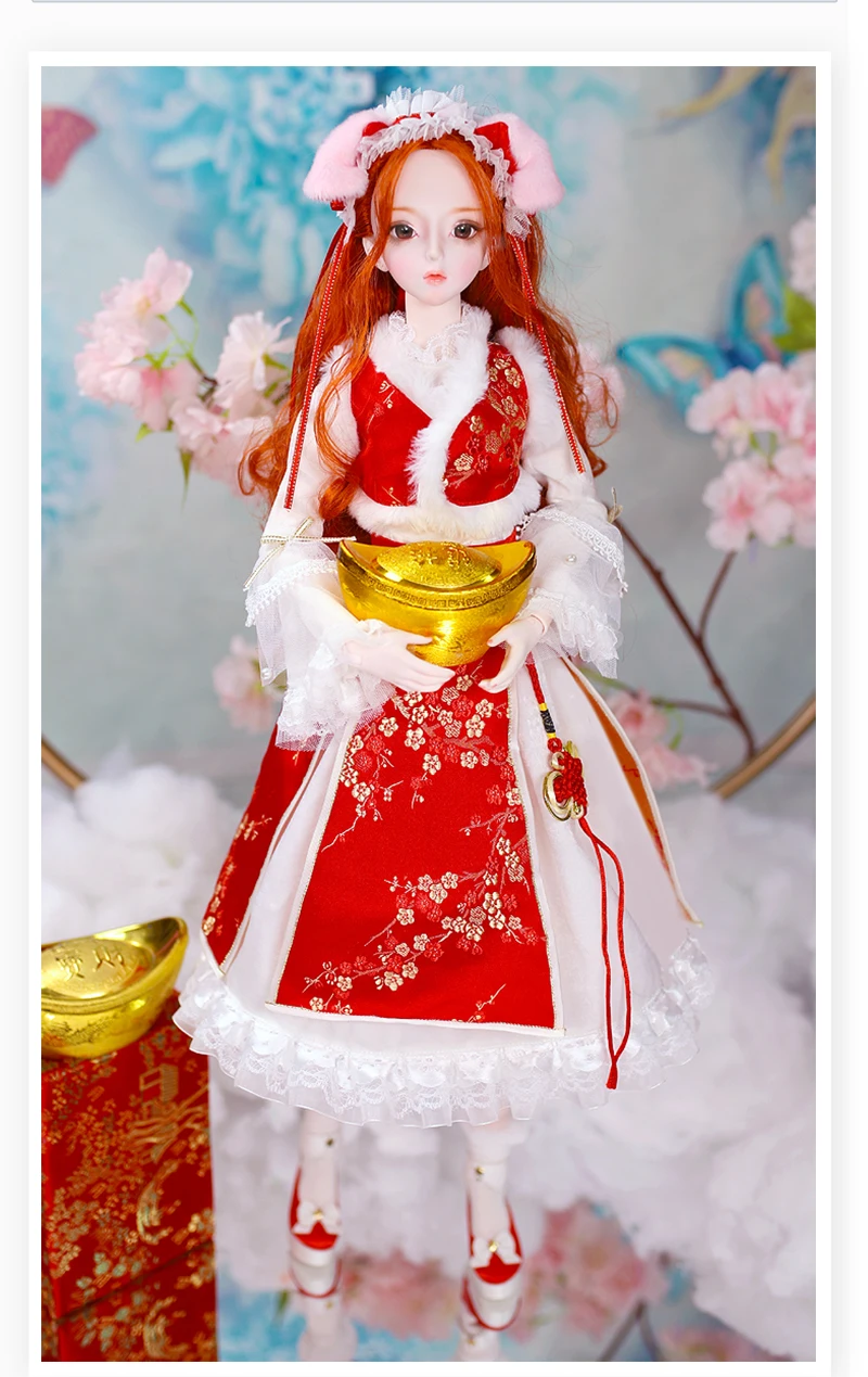 DBS 1/3 BJD Macchiato, ChengMingLan 12 Китайский Зодиак механические соединения тела, включая волосы, глаза, одежда 62 см высота девочек ледяной, SD