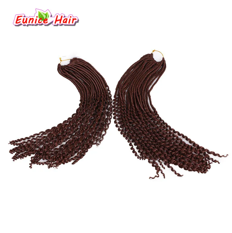 Dread locS наращивание крючком косы 1 упаковка 20 дюймов богиня Faux locS Curly концы мягкие синтетические волнистые локоны плетение волос