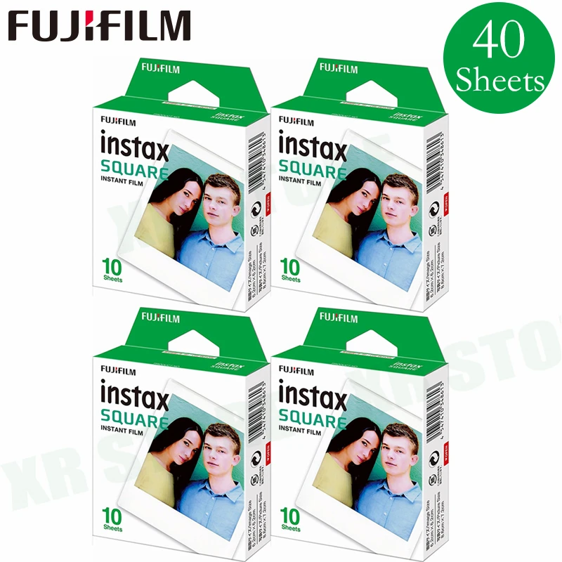 4 коробки Fujifilm Новинка года Fujifilm Instax площадь Instant 40 Плёнки для Fuji SQ10 фото Камера SP3