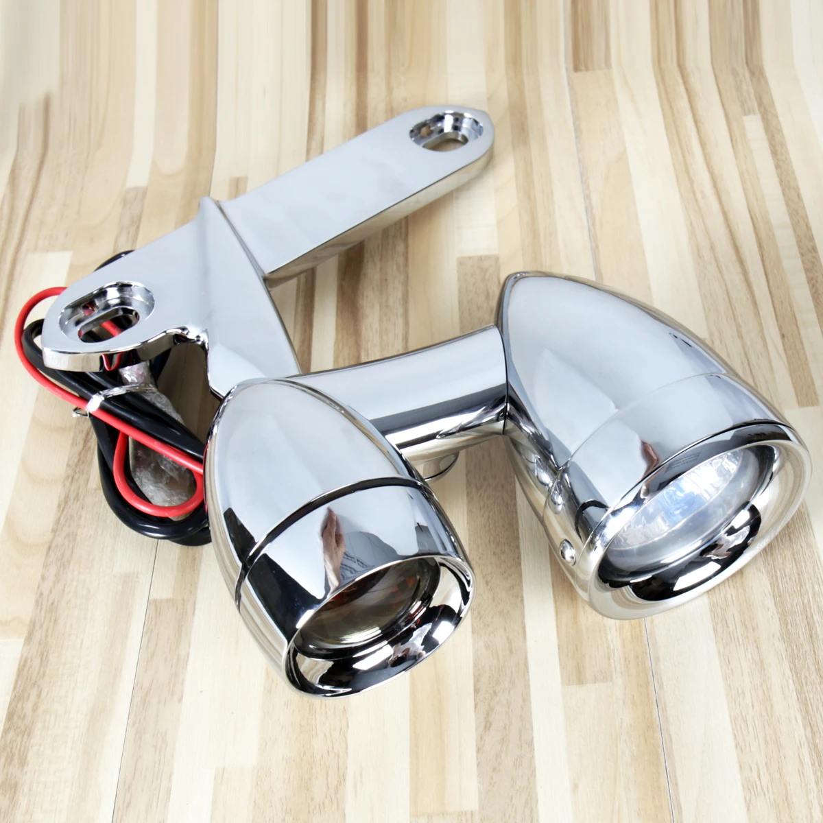 Хромированные фары дальнего света и копченые Сигналы поворота для Harley Touring Street