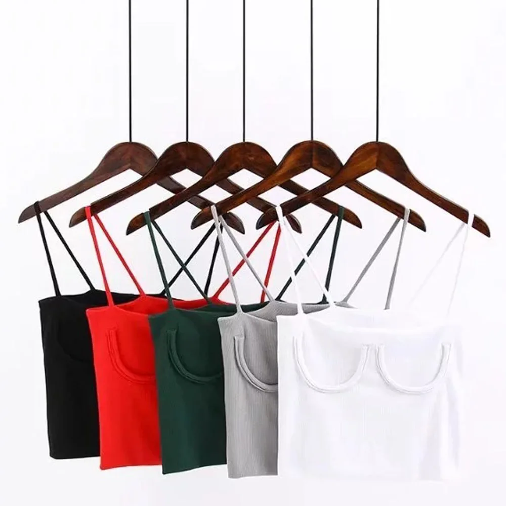 FIRSTTO Сексуальная трикотажная грудь полумесяц бюстье Camisetas пуловер модный