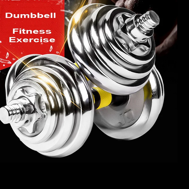 S 30kgs Electroplated Dumbbell with plastic Rack fitness Exercise Equipment dumbbell set
