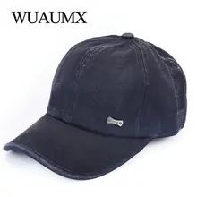 Wuaumx Ретро Бейсбол Кепки Для мужчин Для женщин летние Snapback Hat сплошной ВС Бонне хлопок промыть чистой Кепки casquette czapka z daszkiem бейсболка женская сетка мужские шляпы бейсболка джинсовая кепки стиль