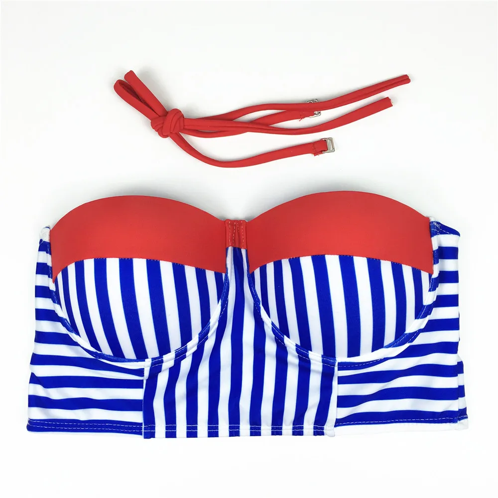 Striped Bathing Suit Push Up Bikini Women Sexy Bikini Blue White Striped Swimsuit Swimwear Cross Bandage Swimming Suit Plavky HTB1DvD2RXXXXXXoaFXXq6xXFXXXK - Striped Bathing Suit Push Up Bikini Women Sexy Bikini Blue White Striped Swimsuit Swimwear Cross Bandage Swimming Suit Plavky