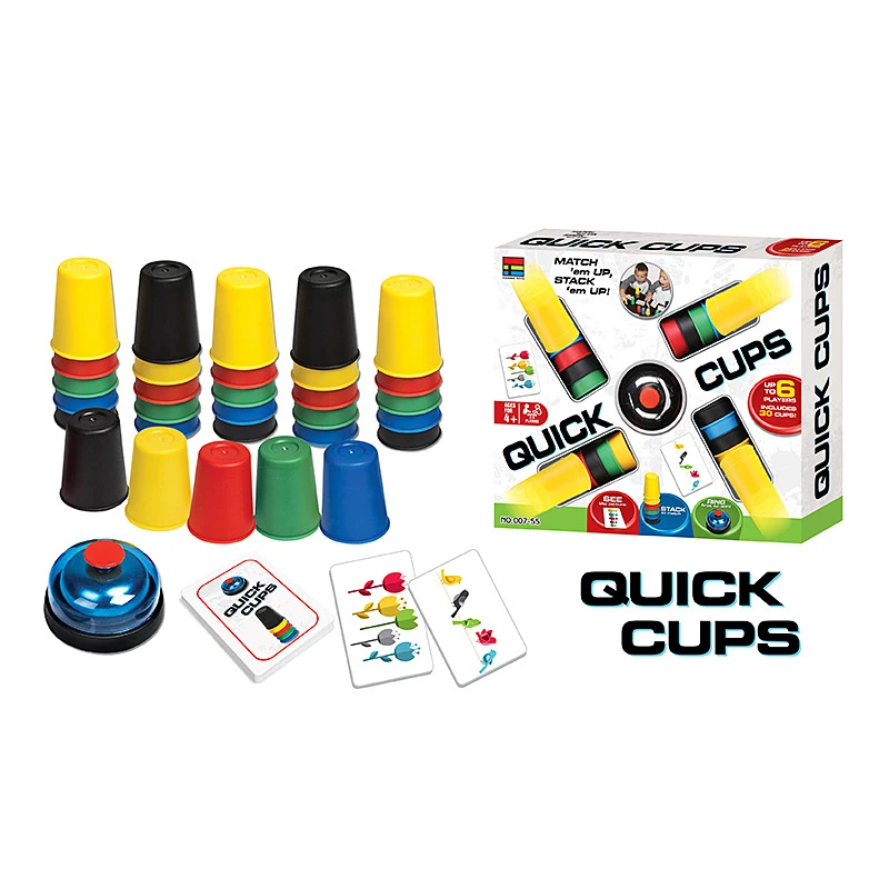  Children's Educational Large / Small Stack Cup Racing Game Dedicated Table Games Novelty Toys