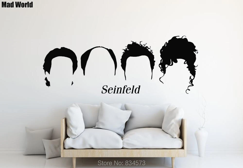 Logo Seinfeld TV Show Series Wall Sticker Home Room Vinyl Art Decal Decors