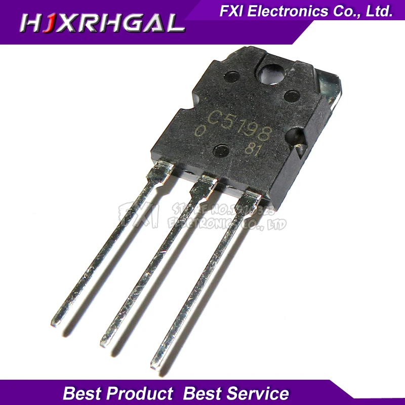 10pcs/lot C5198 2SC5198 tube sound audio A1941 2SA1941 TO 3P Transistor ...