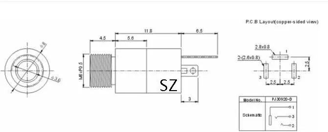 300PCS Lot PJ 392 3 5MM Stereo Female Audio Sockect Jack Connector with Screw 3Pin for Headphone