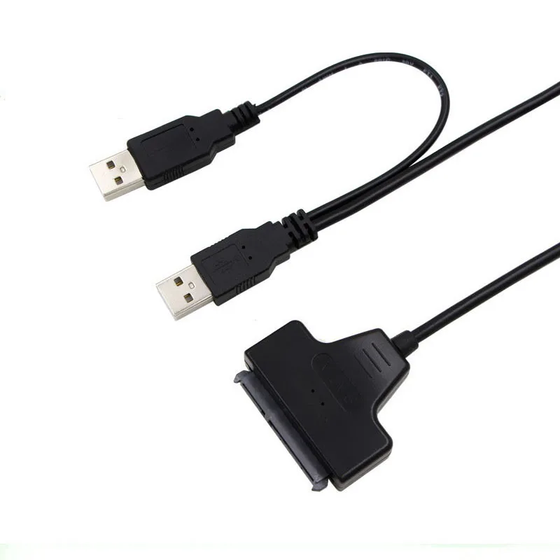 Hot SATA to USB 2.0 To 7 15 22pin Adapter Cable External Power For 2.5'' SSD HDD Hard Disk Drive Converter with Indicator for PC Hot SATA to USB 2.0 To 7 15 22pin Adapter Cable External Power For 2.5'' SSD HDD Hard Disk Drive Converter with Indicator for PC