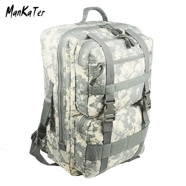 Digital ACU Camo ManKaTer источник завод Открытый тактический камуфляж Кемпинг Водонепроницаемый ручной военный рюкзак с двумя отделениями - Цвет: Digital ACU Camo