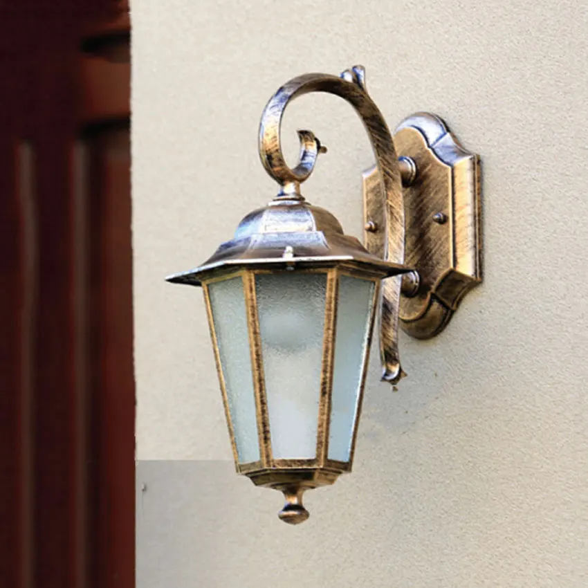 Outdoor wall lamp villa balcony porch corridor wall sconce gateway yard street garden fence light